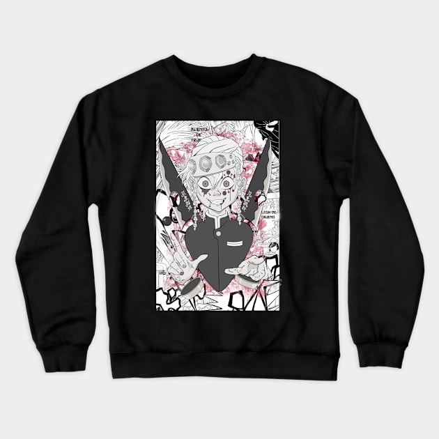 sound pillar uzui tengen Crewneck Sweatshirt by marko0z